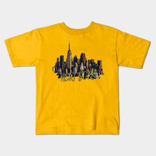 New york city skyline Kids T-Shirt